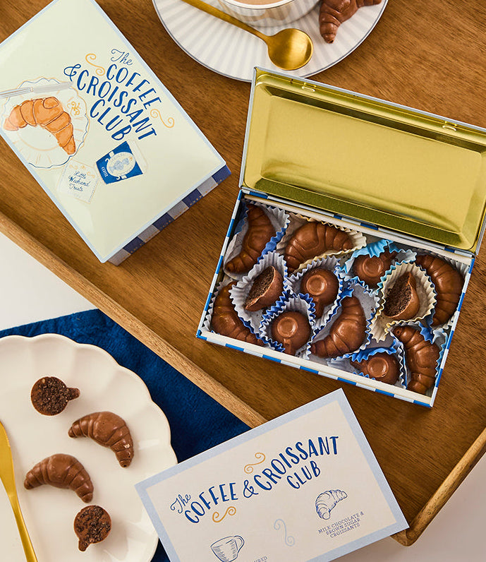 Coffee & Croissant Club Tin of Truffles