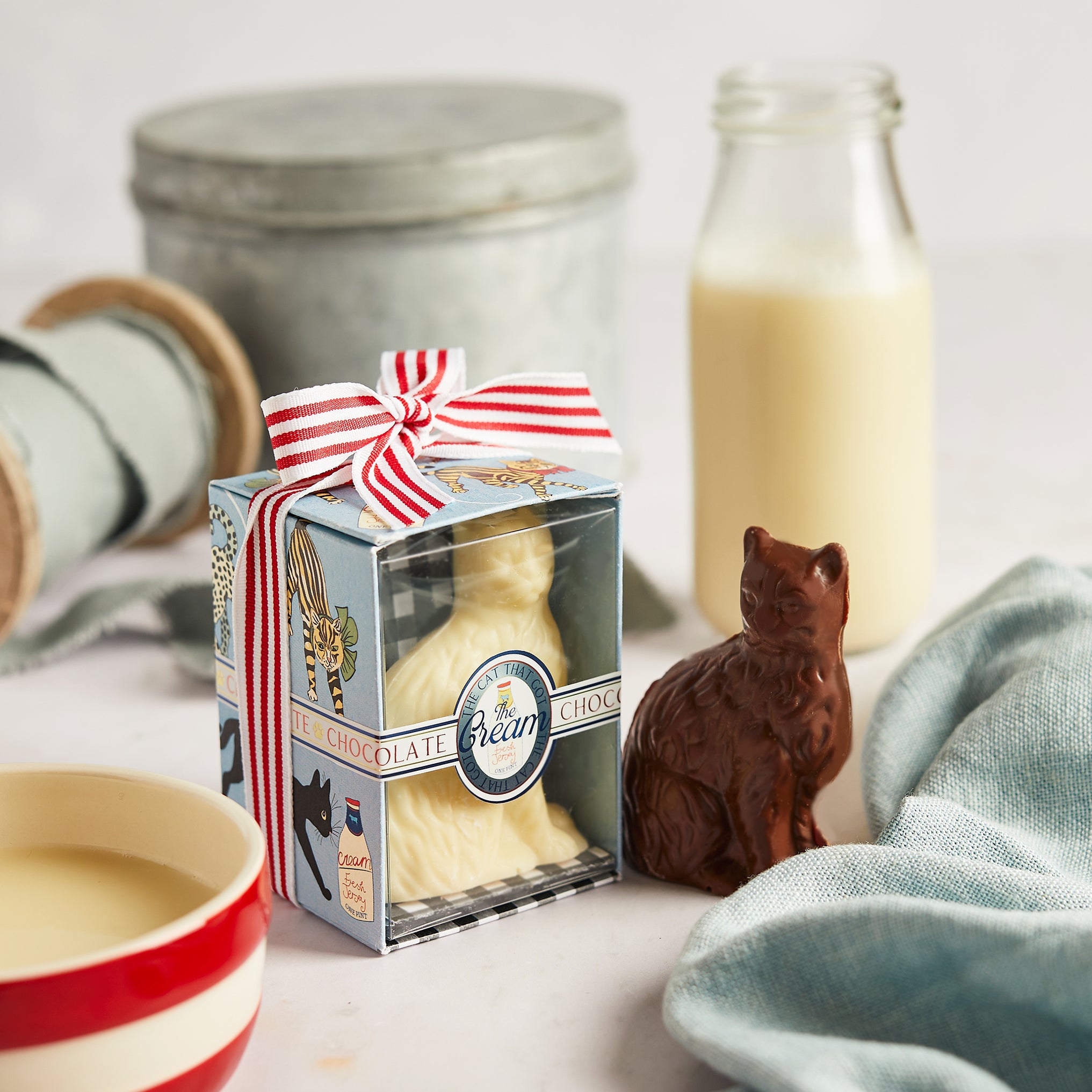 THE CAT THAT GOT THE CREAM