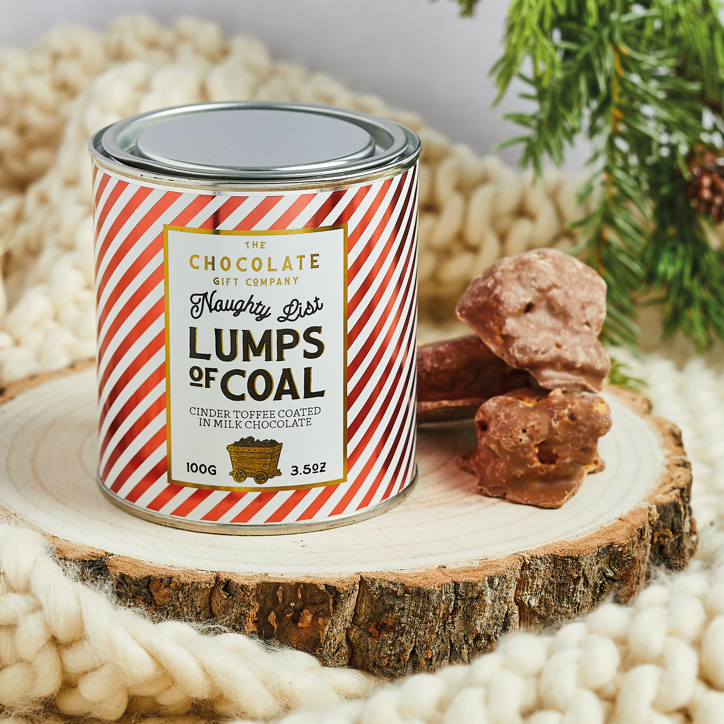 LUMPS OF COAL - RED