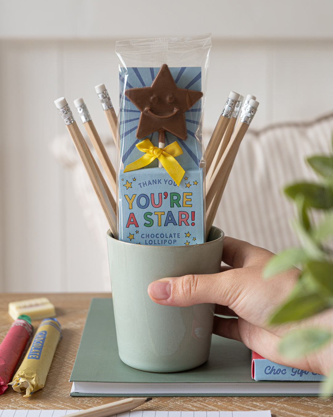 YOU ARE A STAR! CHOCOLATE LOLLY