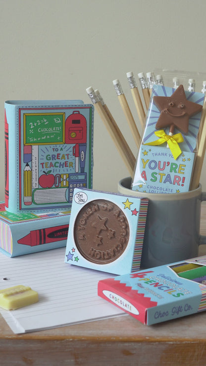 YOU ARE A STAR! CHOCOLATE LOLLY
